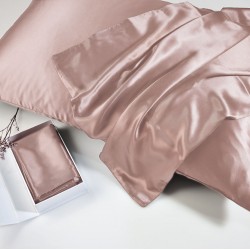 100% Mulberry Silk Μαξιλαροθήκη Pink