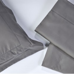 Σετ Σεντόνια Υπέρδιπλα Αζουρ Grey Oxford Μαξ/κες