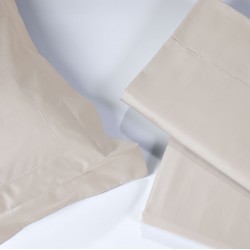 Σετ Σεντόνια King Αζουρ Beige Oxford Μαξ/κες