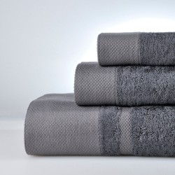 Σετ Πετσέτες New Rosa Dark Grey (3τμχ)