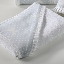 Βρεφική Κάπα Με Πιετάκι 686 Butterdot Grey