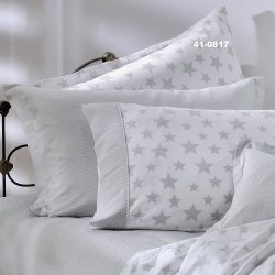 Ζεύγος Μαξιλαροθήκες Oxford 768 Starry Grey