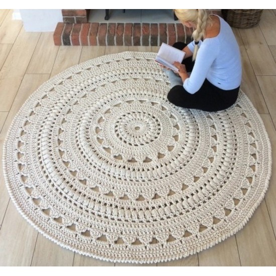 ΧΑΛΙ ΣΤΡΟΓΓΥΛΟ (CHAKRA MACRAME) ΔΙΑΣΤΑΣΕΙΣ.Φ120ΕΚ. ΥΛΙΚΟ.100%ΒΑΜΒΑΚΙ ΧΑΛΙ ΣΤΡΟΓΓΥΛΟ (CHAKRA MACRAME) ΔΙΑΣΤΑΣΕΙΣ.Φ120ΕΚ. ΥΛΙΚΟ.100%ΒΑΜΒΑΚΙ