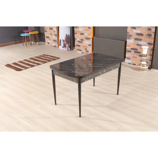 ΤΡΑΠΕΖΙ (FLY WOOD) ΜΑΥΡΟ M.130+40*Π.80*Υ.75εκ. ΤΡΑΠΕΖΙ (FLY WOOD) ΜΑΥΡΟ M.130+40*Π.80*Υ.75εκ.