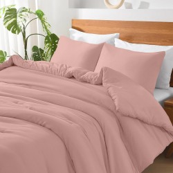 LINO ΣΕΝΤΟΝΙ BASICO PINK 160X200+30