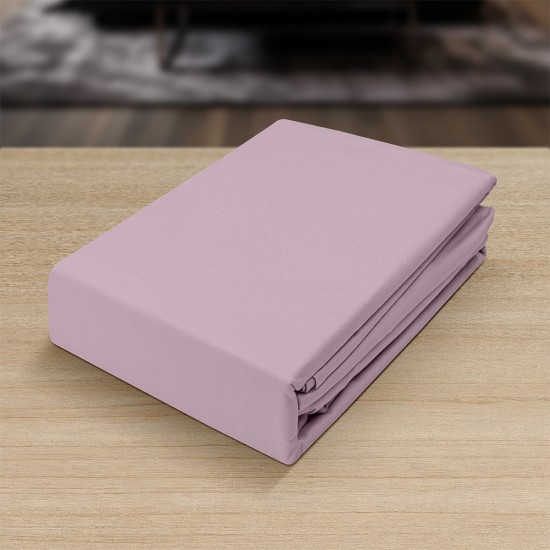 LINO ΣΕΝΤΟΝΙ BASICO LILAC 180X200+30 LINO ΣΕΝΤΟΝΙ BASICO LILAC 180X200+30