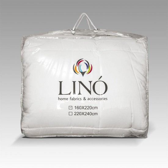 LINO ΠΑΠΛΩΜΑ COLCHA WHITE 160X220 LINO ΠΑΠΛΩΜΑ COLCHA WHITE 160X220