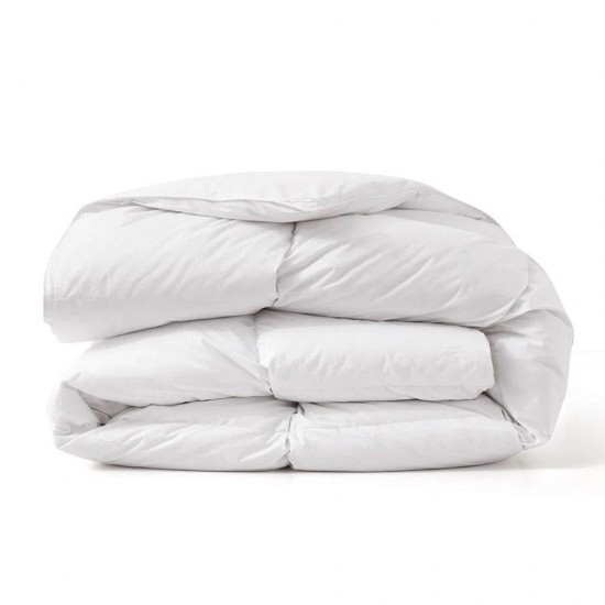 LINO ΠΑΠΛΩΜΑ DESSAN WHITE 220X240/80% ΠΟΥΠΟΥΛΟ-20%ΦΤΕΡΟ