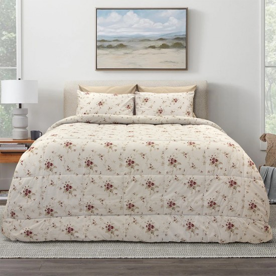 LINO ΠΑΠΛΩΜΑ ROSALIE RED 220X240 LINO ΠΑΠΛΩΜΑ ROSALIE RED 220X240