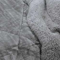 LINO ΚΟΥΒΕΡΤΟΠΑΠΛΩΜΑ DANIA GREY 160X220