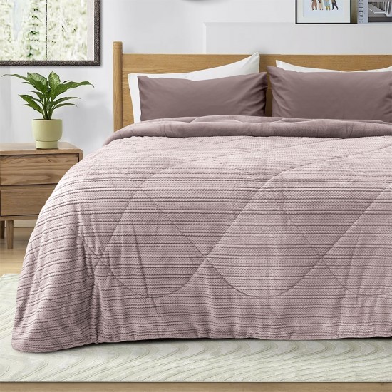 LINO ΚΟΥΒΕΡΤΟΠΑΠΛΩΜΑ STACY LILAC 220X240 LINO ΚΟΥΒΕΡΤΟΠΑΠΛΩΜΑ STACY LILAC 220X240