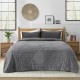 LINO ΚΟΥΒΕΡΤΟΠΑΠΛΩΜΑ STACY GREY 220X240 LINO ΚΟΥΒΕΡΤΟΠΑΠΛΩΜΑ STACY GREY 220X240