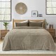 LINO ΚΟΥΒΕΡΤΟΠΑΠΛΩΜΑ STACY TAUPE 160X220