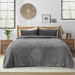 LINO ΚΟΥΒΕΡΤΟΠΑΠΛΩΜΑ STACY GREY 160X220