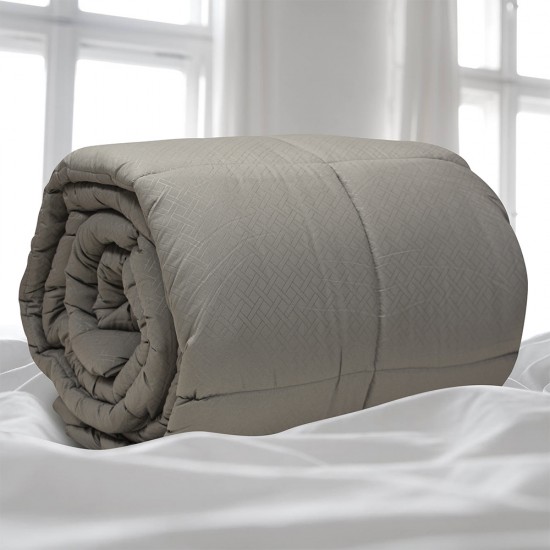 LINO ΠΑΠΛΩΜΑ COLCHA GREY 160X220