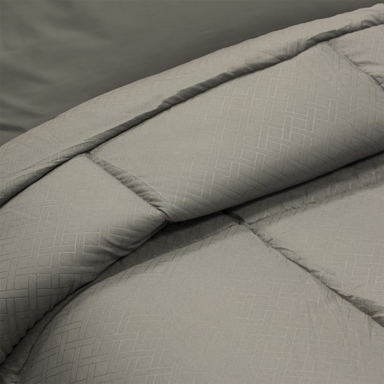 LINO ΠΑΠΛΩΜΑ COLCHA GREY 220X240