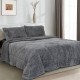 LINO ΚΟΥΒΕΡΤΟΠΑΠΛΩΜΑ VALAR GREY 160X240