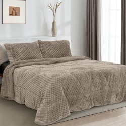 LINO ΚΟΥΒΕΡΤΟΠΑΠΛΩΜΑ VALAR TAUPE 230X250