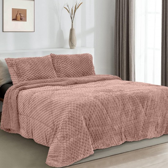 LINO ΚΟΥΒΕΡΤΟΠΑΠΛΩΜΑ VALAR CORAL 230X250