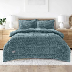 LINO Κουβερτοπάπλωμα Μονό (160x220) Lofti Ντένιμ