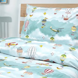 LINO Παιδικό Πάπλωμα (160x240) Cloud Chasers Πετρόλ