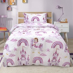 LINO Παιδικό Πάπλωμα (160x240) Dreamy Castleland Λευκό