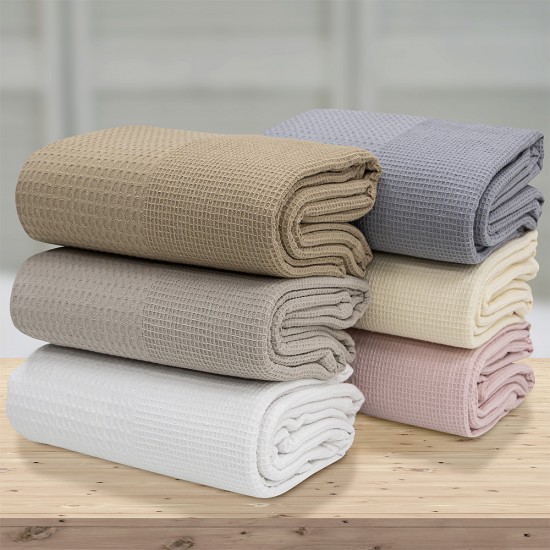 LINO ΚΟΥΒΕΡΤΑ ΠΙΚΕ DAMA GREY 200X230