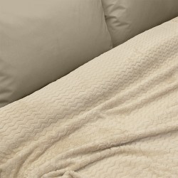 LINO ΚΟΥΒΕΡΤΑ PELUSA ECRU 160X220