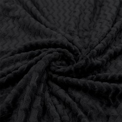 LINO ΚΟΥΒΕΡΤΑ PELUSA BLACK 220X240