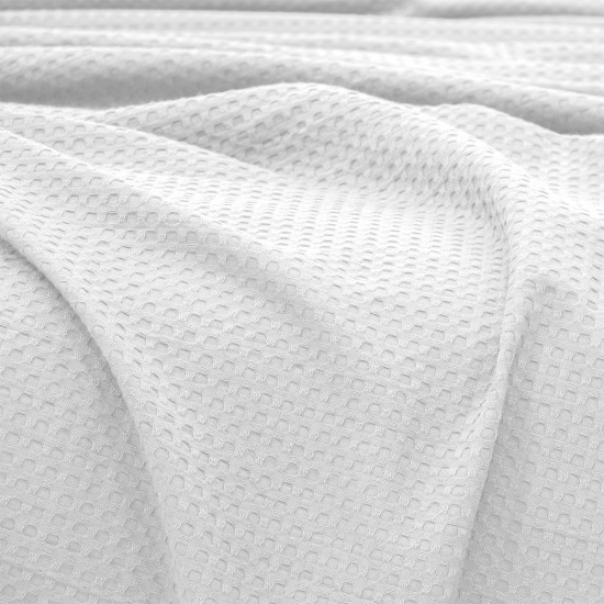 LINO Κουβέρτα Ημίδιπλη (170x240) Πικέ Cocoon Λευκό