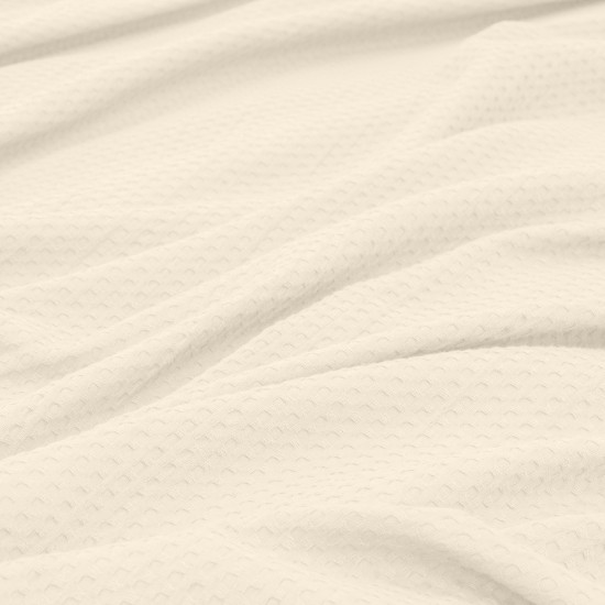 LINO Κουβέρτα King Size (240x260) Πικέ Cocoon Εκρού