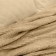 LINO Κουβέρτα Υπέρδιπλη (220x240) Fleece Napnest Μπεζ