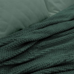 LINO Κουβέρτα Υπέρδιπλη (220x240) Fleece Napnest Πράσινο