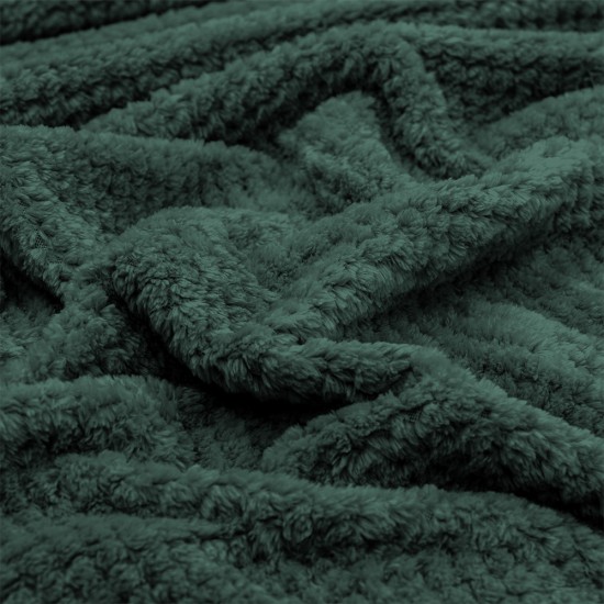 LINO Κουβέρτα Υπέρδιπλη (220x240) Fleece Napnest Πράσινο