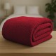 LINO Κουβέρτα Υπέρδιπλή (220x240) Fleece Napnest Μπορντώ