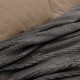 LINO Κουβέρτα Υπέρδιπλη (220x240) Fleece Napnest Σκούρο Γκρι