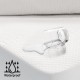 LINO ΕΠΙΣΤΡΩΜΑ JACQUARD WHITE 120Χ200+40 LINO ΕΠΙΣΤΡΩΜΑ JACQUARD WHITE 120Χ200+40