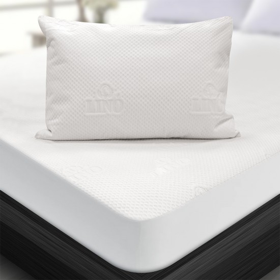 LINO ΕΠΙΣΤΡΩΜΑ JACQUARD WHITE 160Χ200+40 LINO ΕΠΙΣΤΡΩΜΑ JACQUARD WHITE 160Χ200+40
