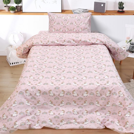 LINO ΣΕΤ ΣΕΝΤΟΝΙΑ ΠΑΙΔΙΚΑ ΜΟΝΑ UNICORN BOHO 170Χ260