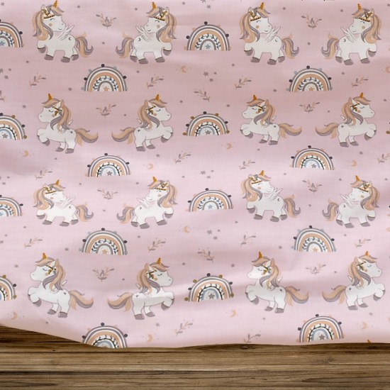 LINO ΣΕΤ ΣΕΝΤΟΝΙΑ ΠΑΙΔΙΚΑ ΜΟΝΑ UNICORN BOHO 170Χ260