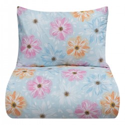 LINO ΣΕΤ ΣΕΝΤΟΝΙΑ BLUME BLUE 105X200+30