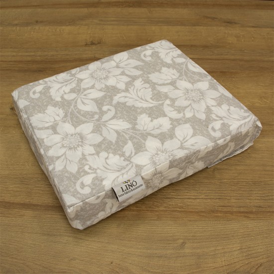 LINO ΣΕΤ ΣΕΝΤΟΝΙΑ GARDENIA ECRU 165X200+30