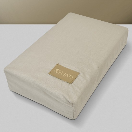 LINO ΣΕΤ ΣΕΝΤΟΝΙΑ MODERNA BEIGE 100X200+32 LINO ΣΕΤ ΣΕΝΤΟΝΙΑ MODERNA BEIGE 100X200+32