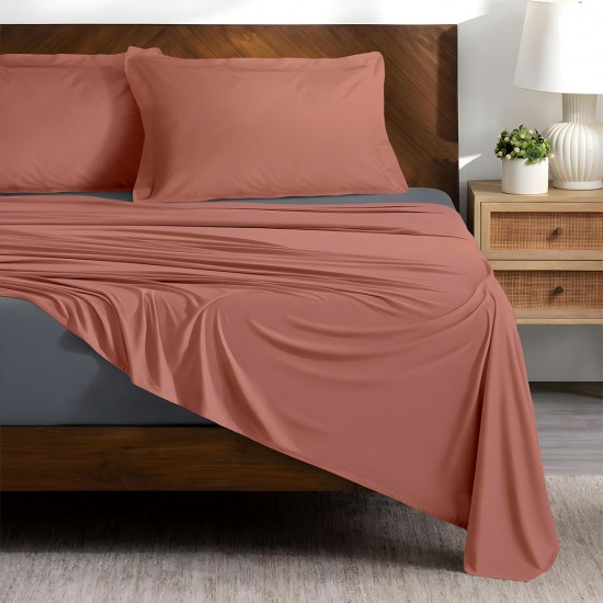 LINO ΣΕΤ ΣΕΝΤΟΝΙΑ DOBLE CORAL-GREY 240X260 LINO ΣΕΤ ΣΕΝΤΟΝΙΑ DOBLE CORAL-GREY 240X260
