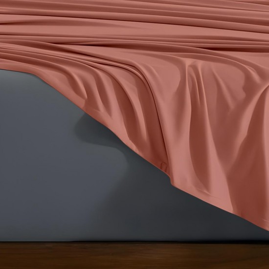 LINO ΣΕΤ ΣΕΝΤΟΝΙΑ DOBLE CORAL-GREY 240X260 LINO ΣΕΤ ΣΕΝΤΟΝΙΑ DOBLE CORAL-GREY 240X260