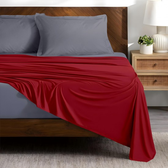 LINO ΣΕΤ ΣΕΝΤΟΝΙΑ DOBLE GREY-RED 240X260 LINO ΣΕΤ ΣΕΝΤΟΝΙΑ DOBLE GREY-RED 240X260