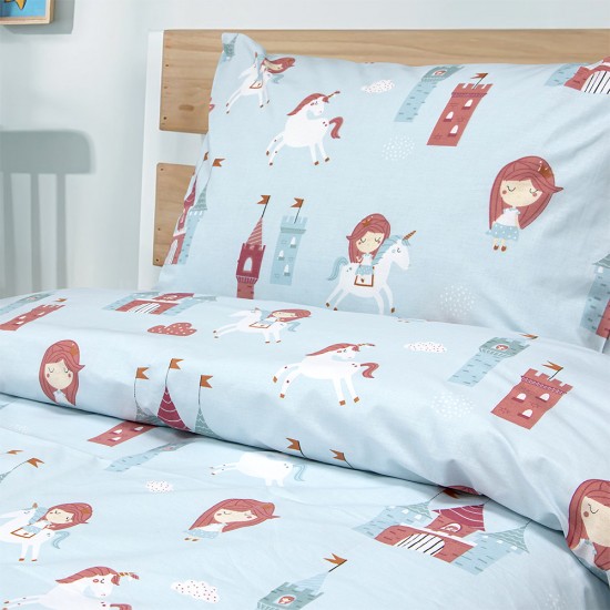 LINO Παιδικά Σετ Σεντόνια (170x260) Cloud Kingdom Μέντα