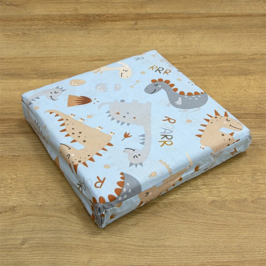 LINO Παιδικά Σετ Σεντόνια (170x260) Jurrasic Nap Πετρόλ