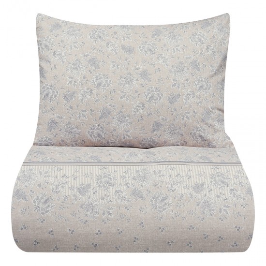 LINO ΣΕΤ ΠΑΠΛΩΜΑΤΟΘΗΚΗ LILL GREY 160X240 LINO ΣΕΤ ΠΑΠΛΩΜΑΤΟΘΗΚΗ LILL GREY 160X240