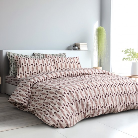 LINO ΣΕΤ ΠΑΠΛΩΜΑΤΟΘΗΚΗ LINEAR BROWN 220Χ240 LINO ΣΕΤ ΠΑΠΛΩΜΑΤΟΘΗΚΗ LINEAR BROWN 220Χ240